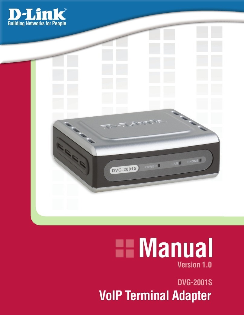 D-Link DVG-2001S User manual D-Link DVG-2001S User manual