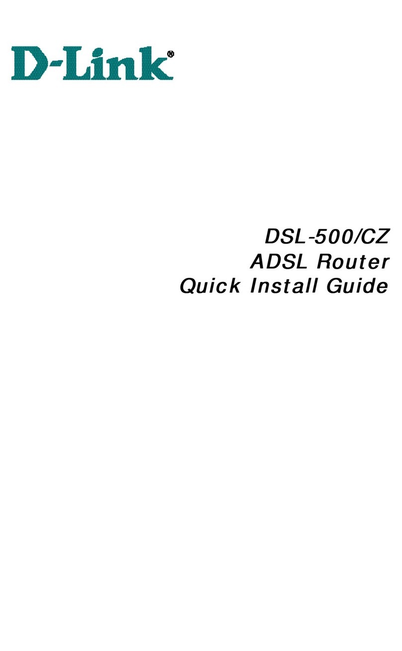 D-Link DSL-500 User manual