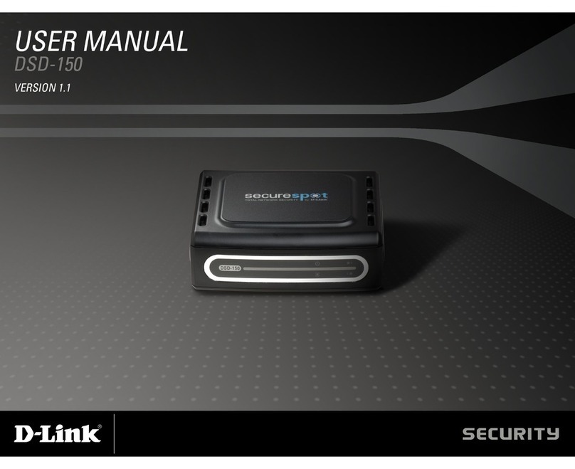 D-Link DSD-150 - SecureSpot Internet Security... User manual D-Link DSD-150 - SecureSpot Internet Security... User manual