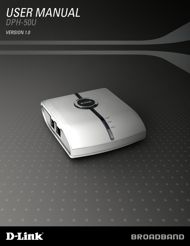 D-Link D DPH-50U DPH-50U User manual