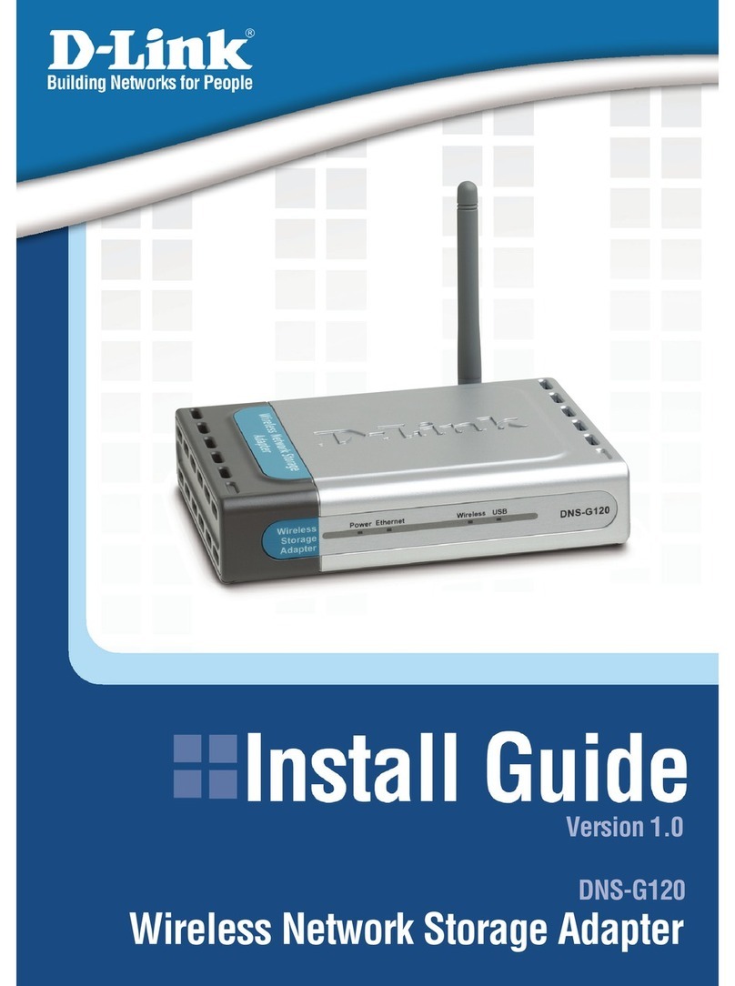 D-Link G120 - DNS NAS Server User manual D-Link G120 - DNS NAS Server User manual
