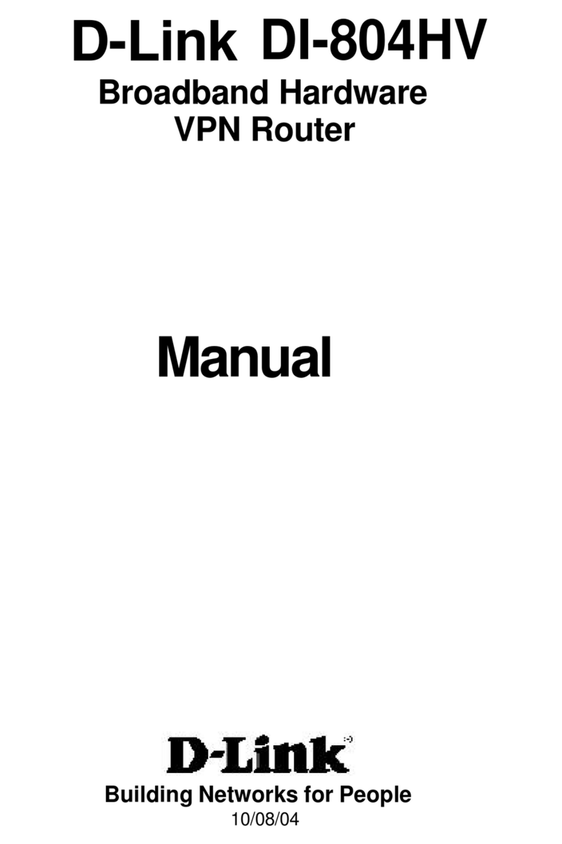 D-Link DI-804HV - Express ENwork Router User manual D-Link DI-804HV - Express ENwork Router User manual
