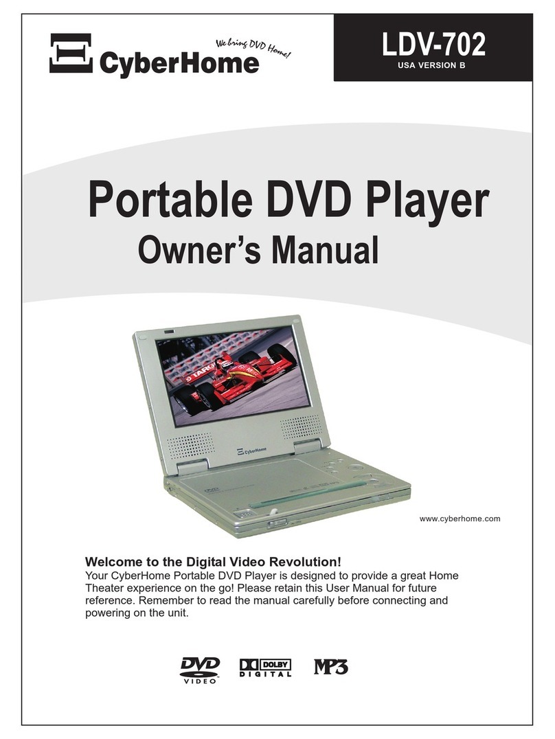 CyberHome LDV 702 User manual