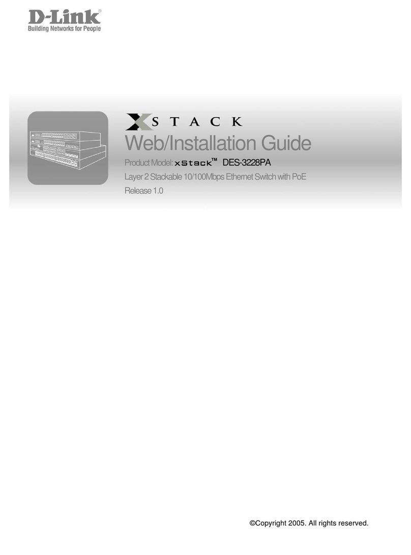 D-Link xStack DES-3228PA User manual D-Link xStack DES-3228PA User manual