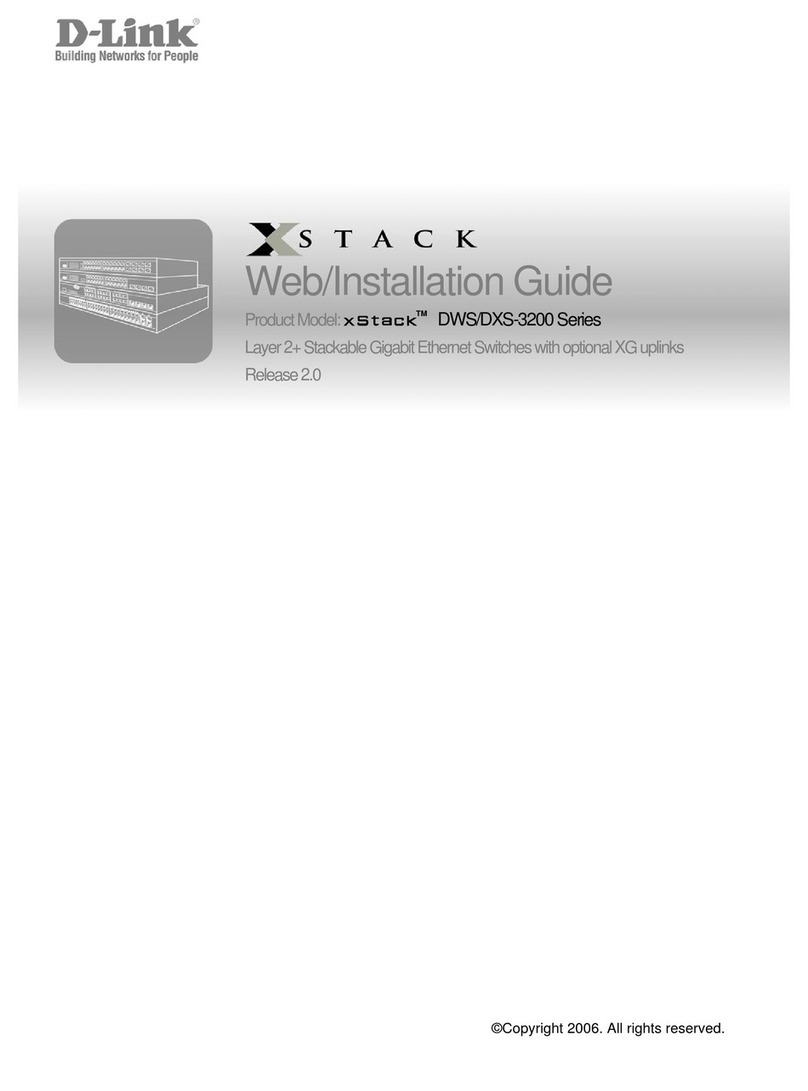 D-Link DXS-3227 - xStack Switch - Stackable User manual