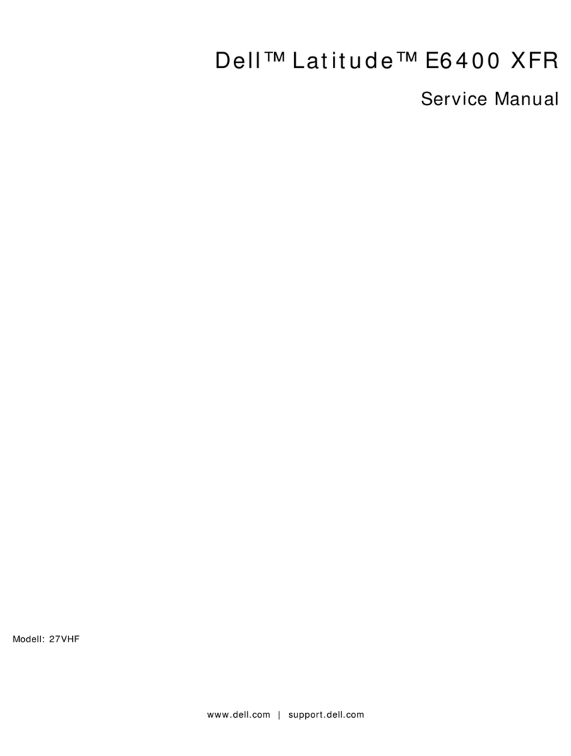 Dell Latitude E6400 XFR Service manual