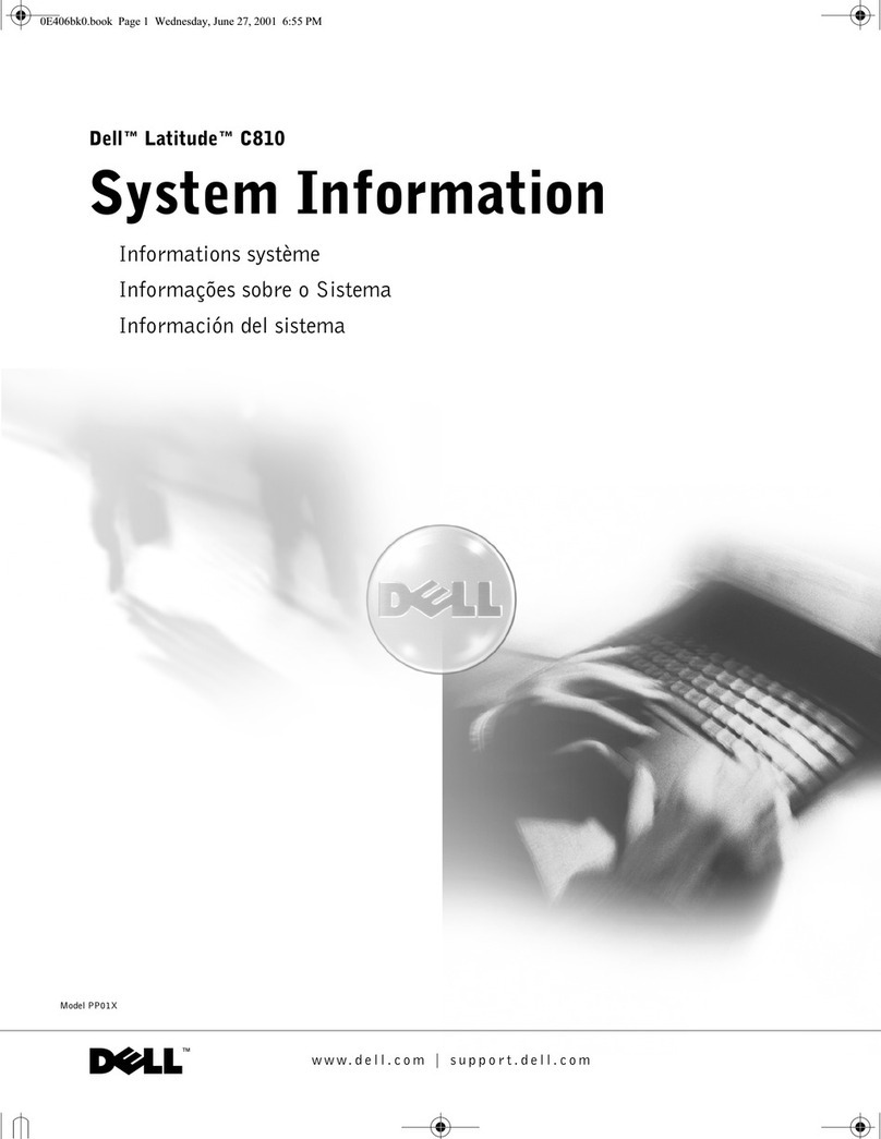 Dell Latitude C810 user guide