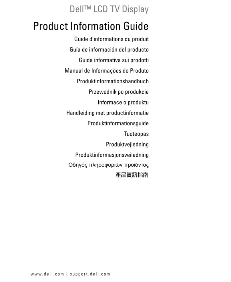 Dell W1900 Installation and operation manual Dell W1900 Installation and operation manual
