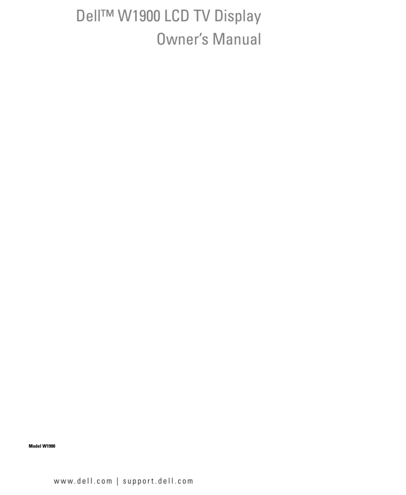 Dell W1900 owner's manual