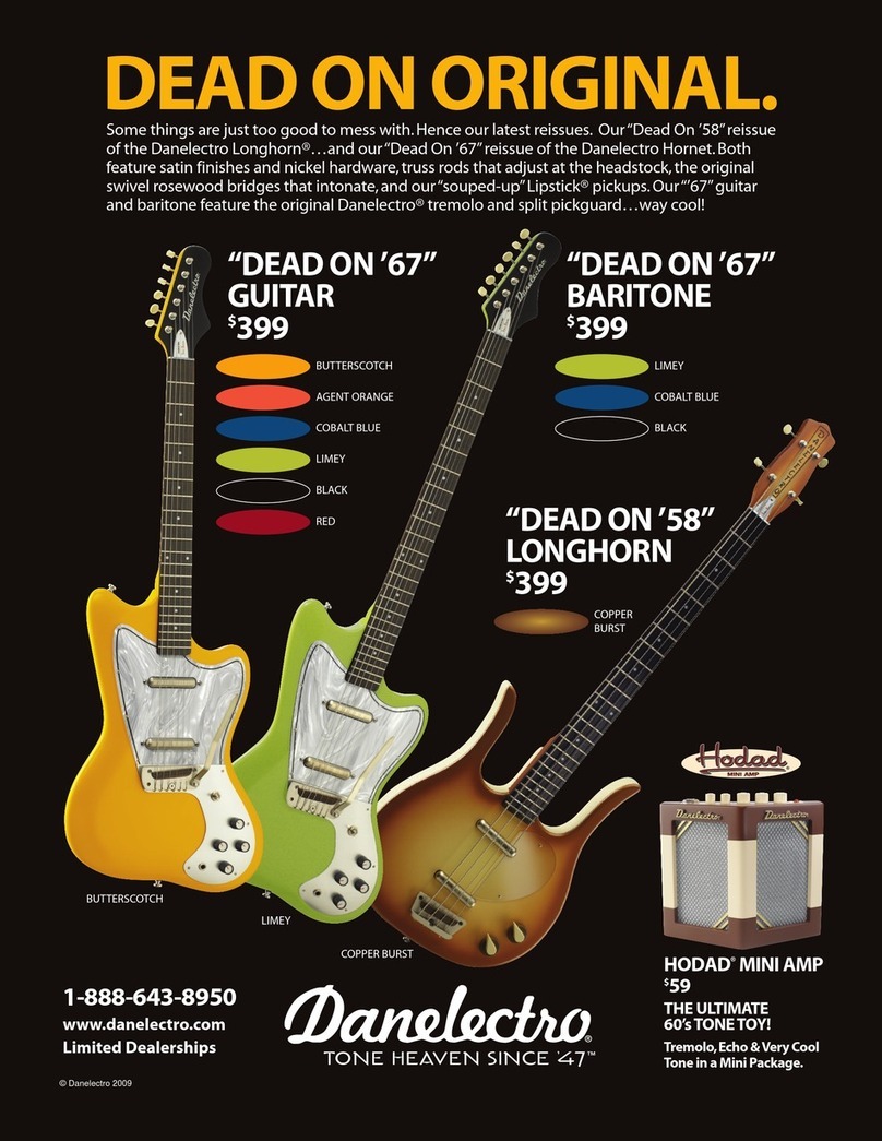 Danelectro DEAD ON'67 BARITONE brochure
