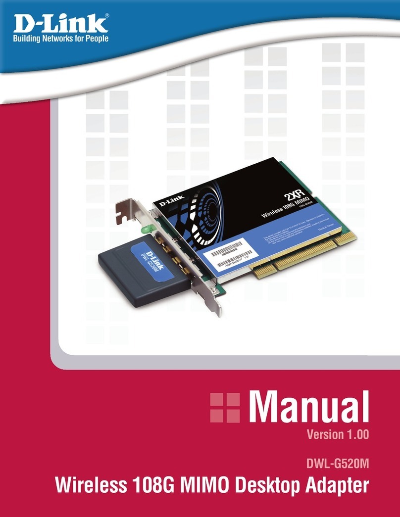 D-Link DWL-G520M User manual D-Link DWL-G520M User manual