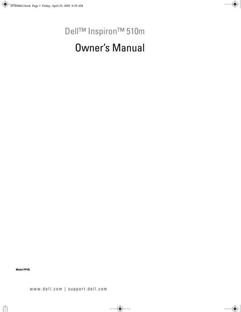Dell Inspiron 600m owner's manual