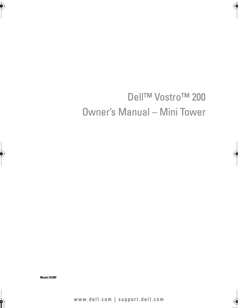 Dell Vostro 200 User manual