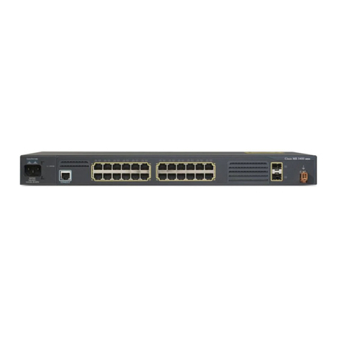 Cisco ME 3400 Series Operating manual