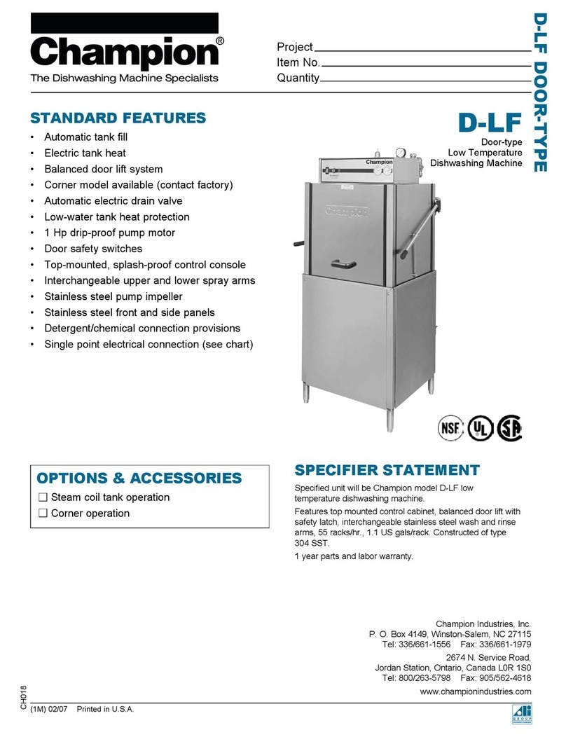 Champion D-LF User manual