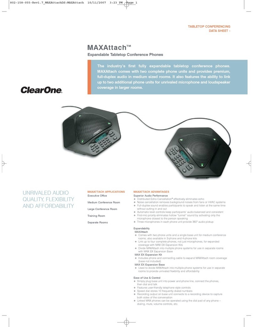 Clear One MAXAttach Wireless User manual