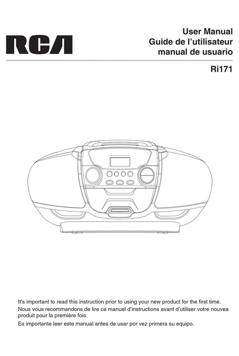RCA Ri171 User manual