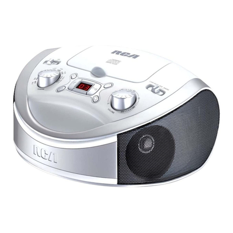 RCA RCD331 User manual
