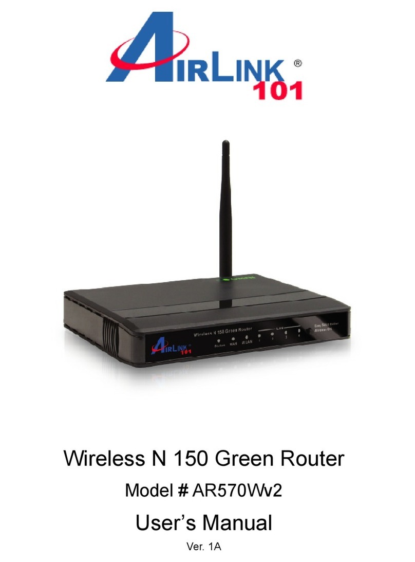 Airlink101 AR570WV2 User manual Airlink101 AR570WV2 User manual