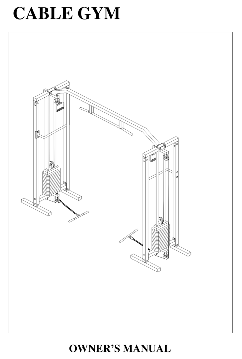 Fitness and Strength CCO1 Cable Cross Over Machine owner's manual