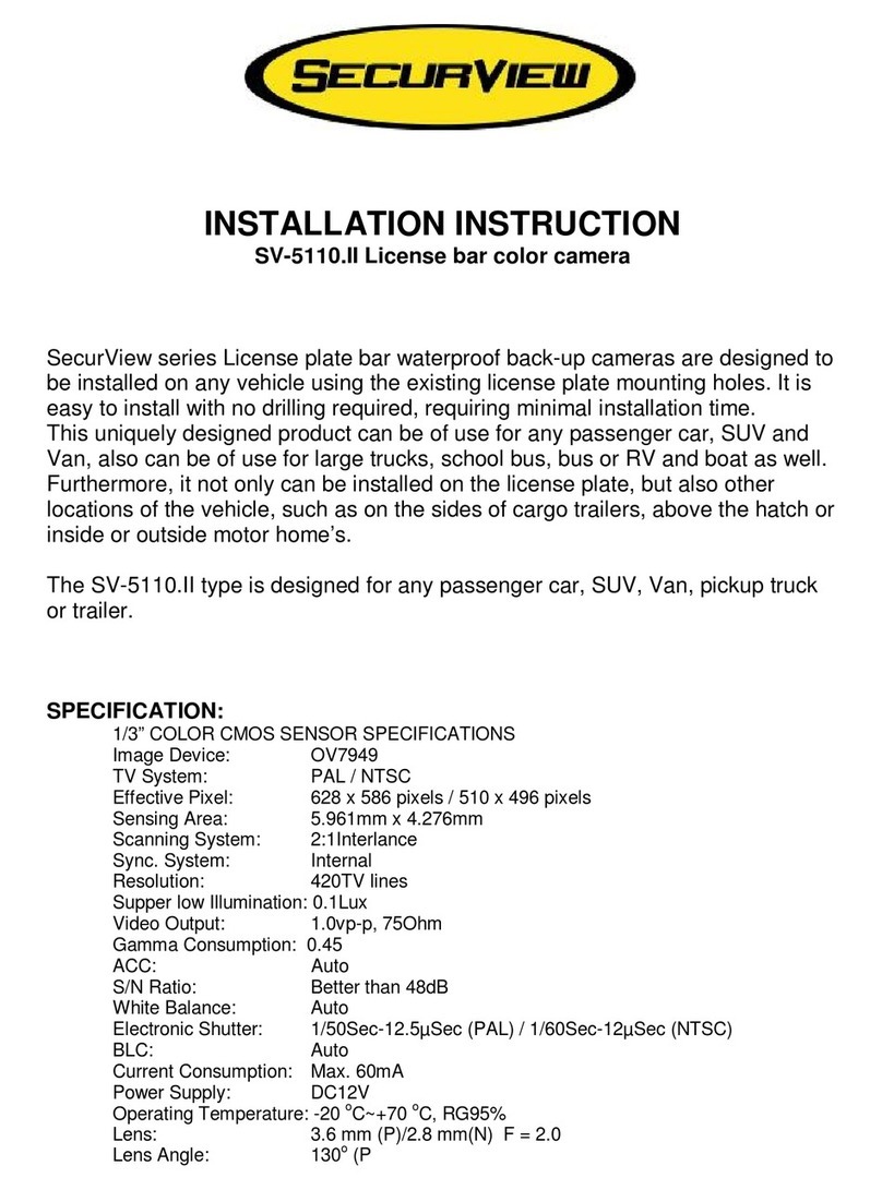 SecurView SV-5110.II User manual