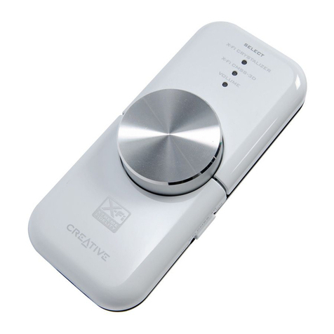 Creative X-Fi Creative Xmod user guide