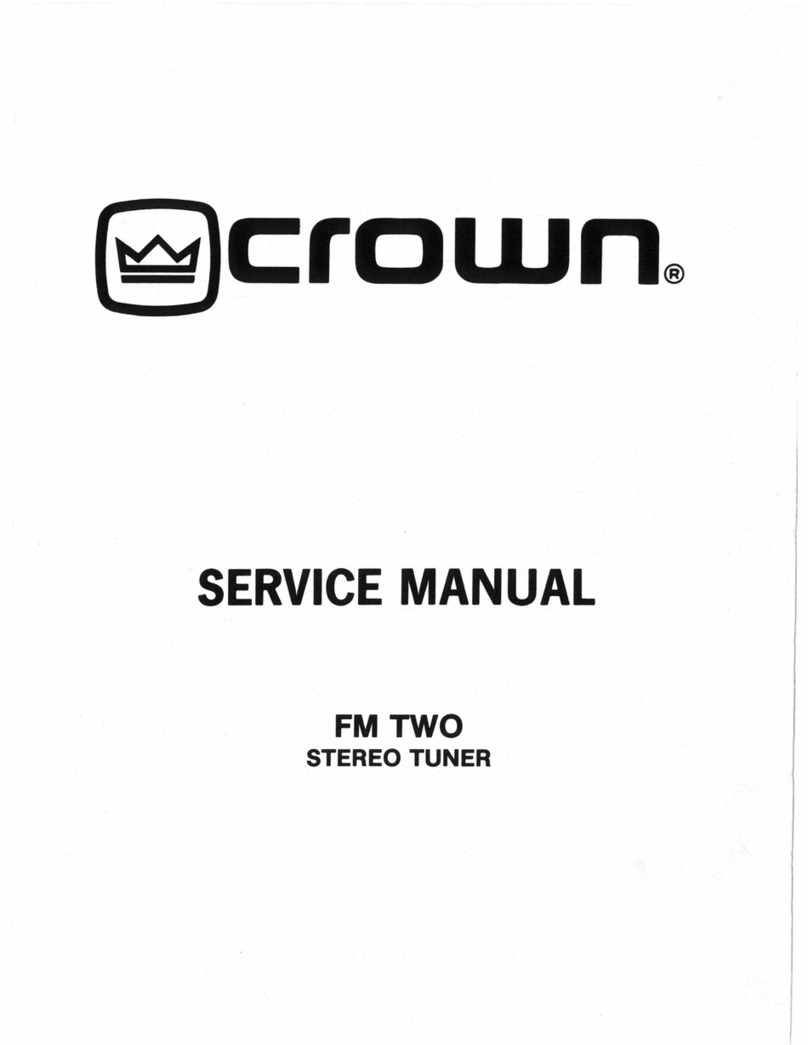 Crown FM-2 Service manual