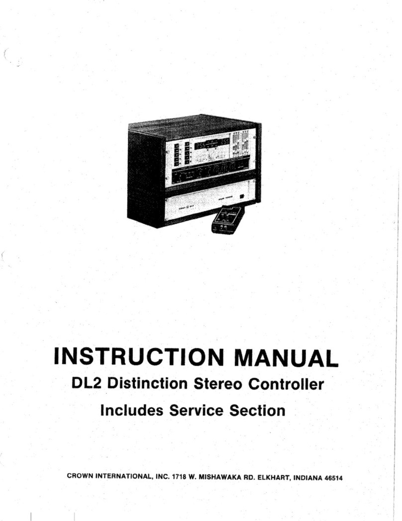 Crown DL2 instruction manual