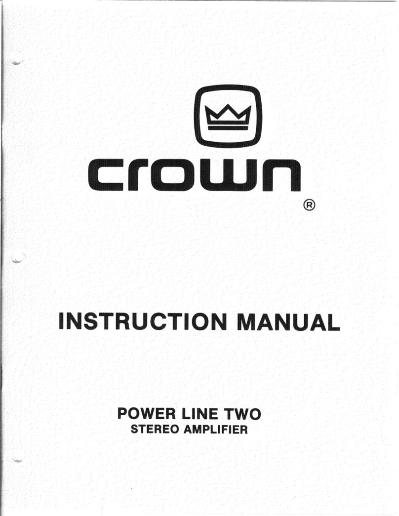 Crown PL-2 User manual