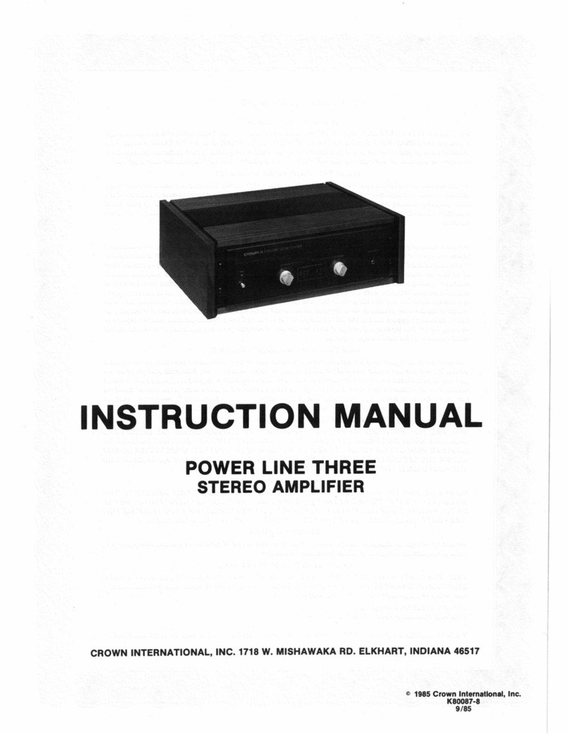 Crown PL-3 User manual