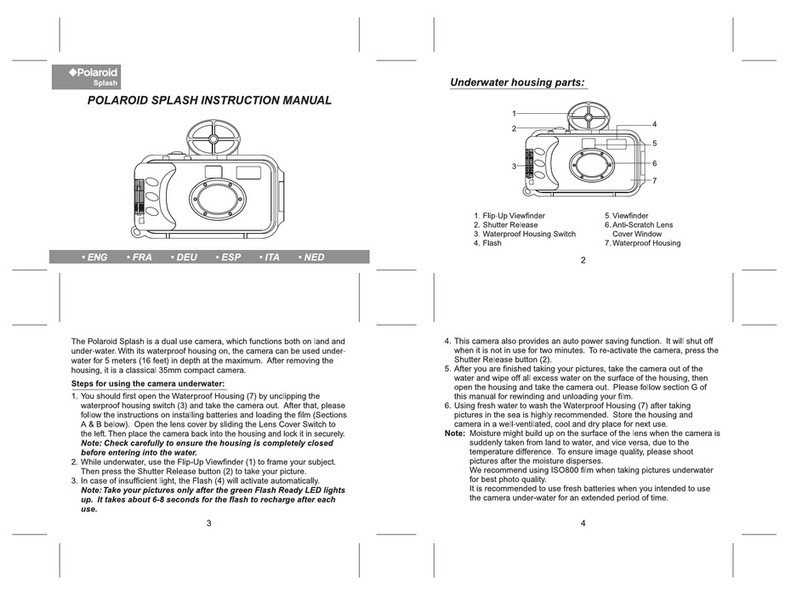 Polaroid Eye-Q Splash User manual