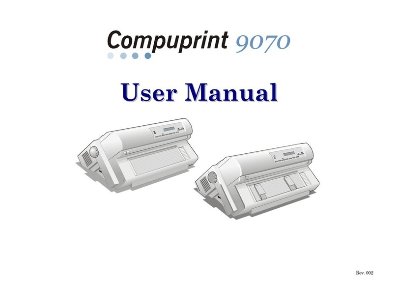 Compuprint 9070 User manual