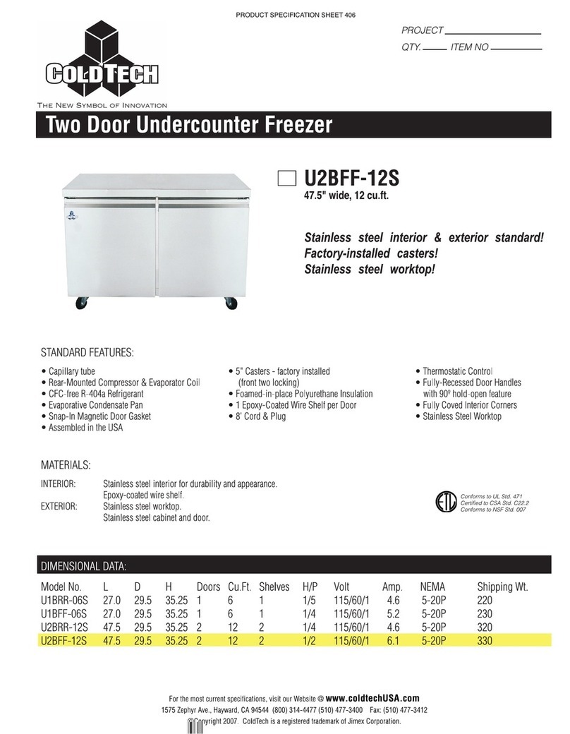 ColdTech U2BFF-12S User manual