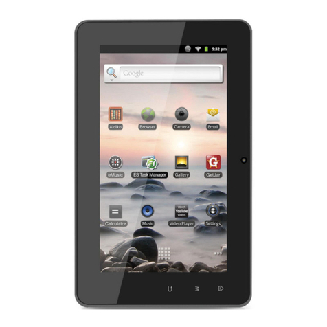 Coby Kyros MID7127 User manual