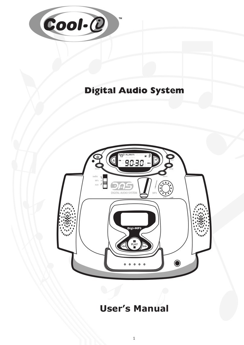 Cool-Icam Digital Audio System user manual