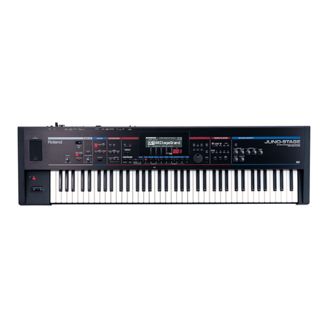 Roland Juno-Stage User manual