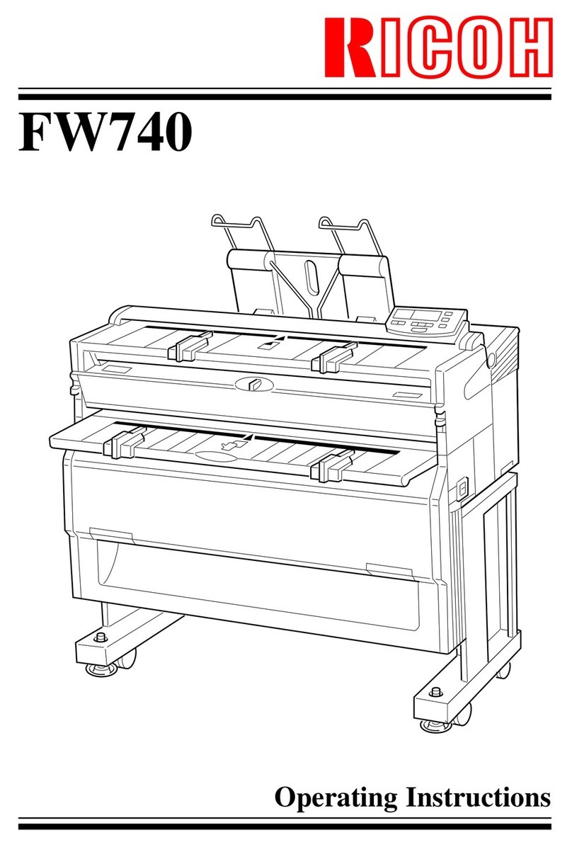 Ricoh FW770 User manual