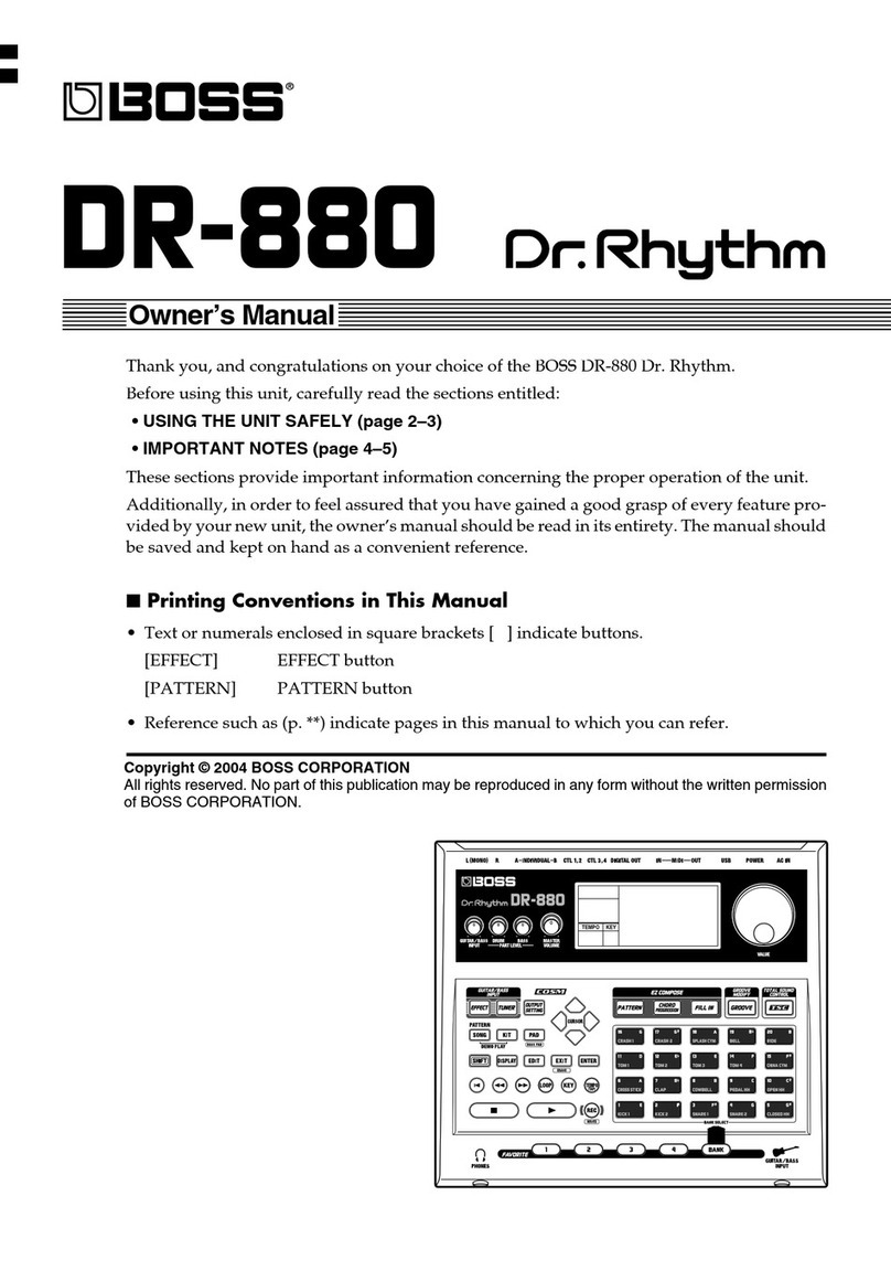 Roland DR-880 User manual