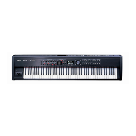 Roland RD-700GX User manual