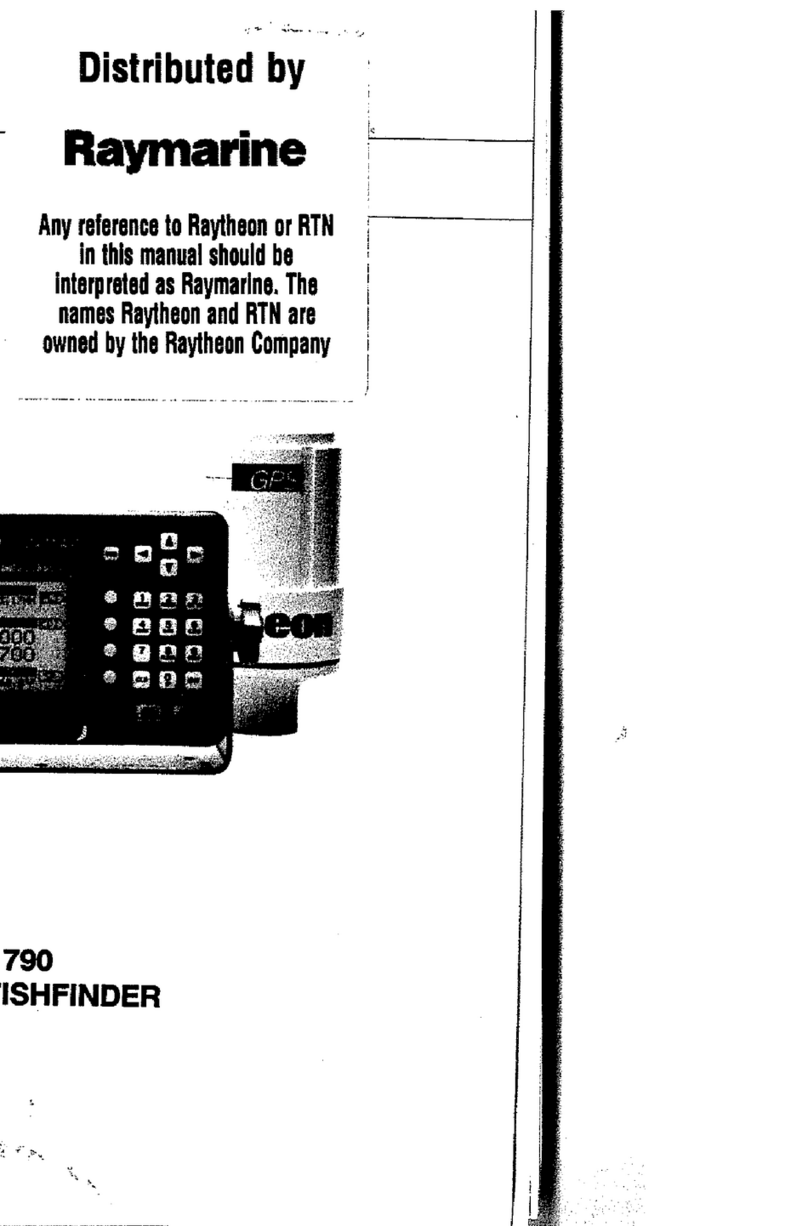 Raymarine Echostar 790 User manual