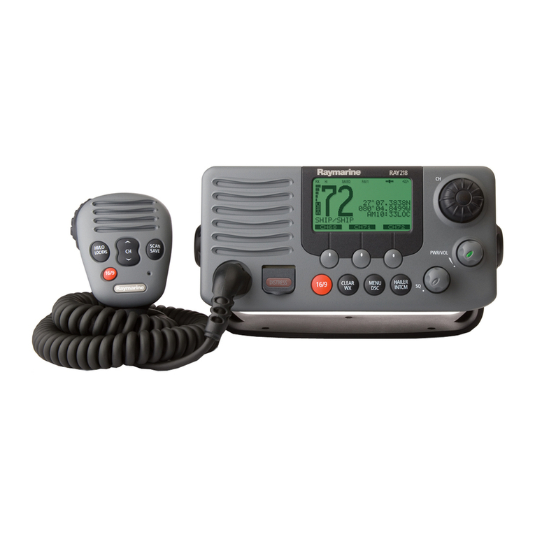 Raymarine Ray218 Owner's handbook