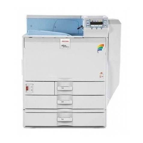 Ricoh Aficio SP C811DN Series Installation instructions Ricoh Aficio SP C811DN Series Installation instructions