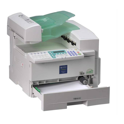Ricoh fax3310l Owner's manual