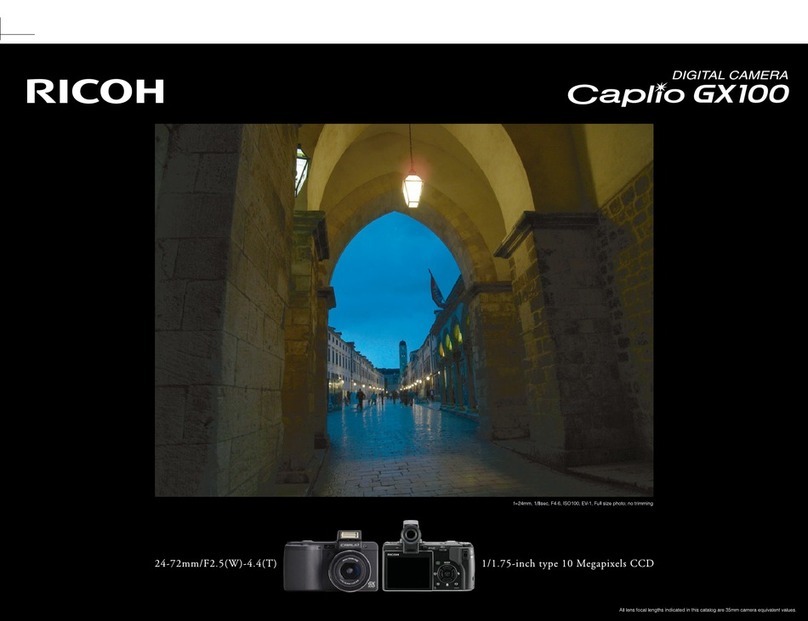 Ricoh Caplio GX100 User manual