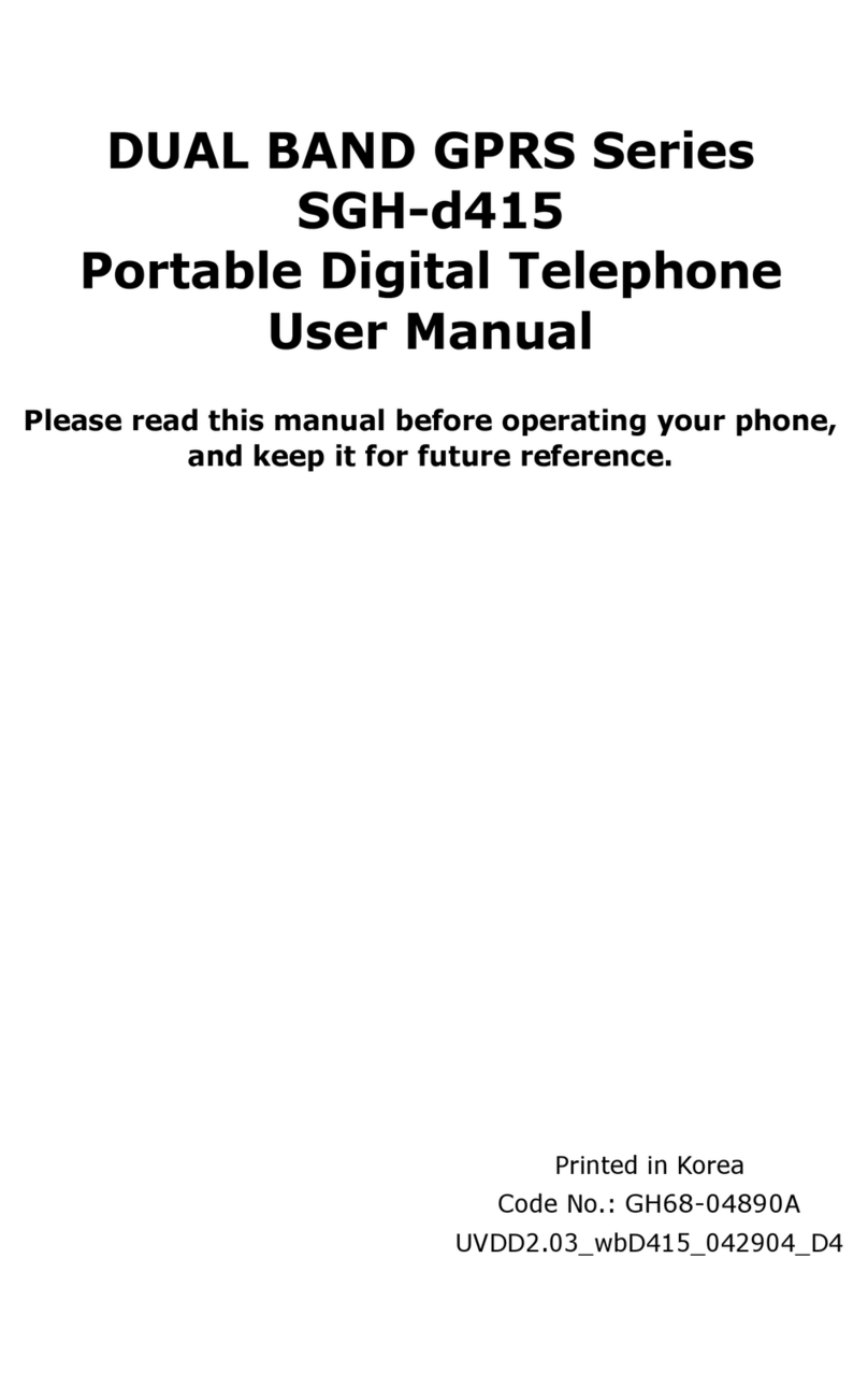 Samsung SGH-D415 User manual