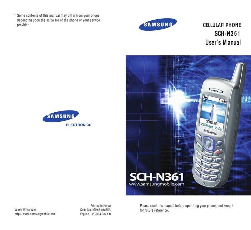 Samsung SCH-N361 User manual Samsung SCH-N361 User manual