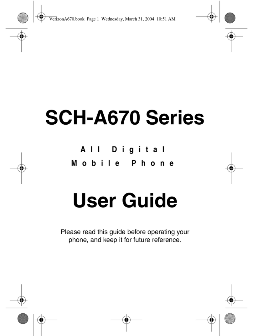 Samsung SCH-A670D User manual Samsung SCH-A670D User manual