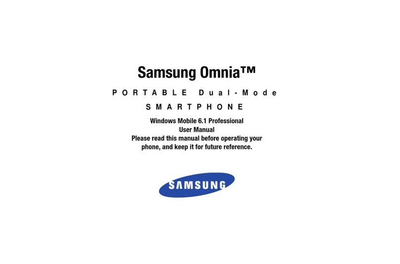 Samsung Omnia I910 User manual
