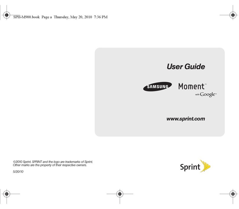 Samsung Moment User manual