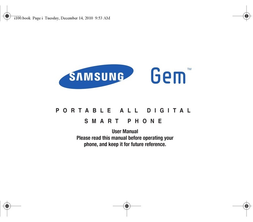 Samsung Gem User manual